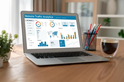 SEO and Google Ads performance analytics dashboard for business growth