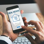 Social media marketing for real estate using a smartphone