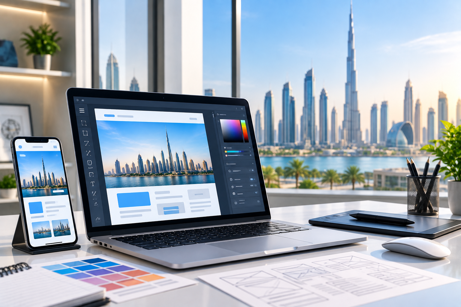 Dubai website design strategy by The Creatives 360