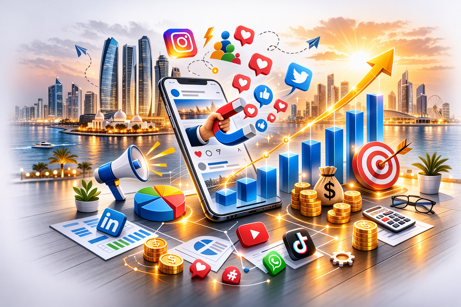 Social media marketing growth strategy in Abu Dhabi