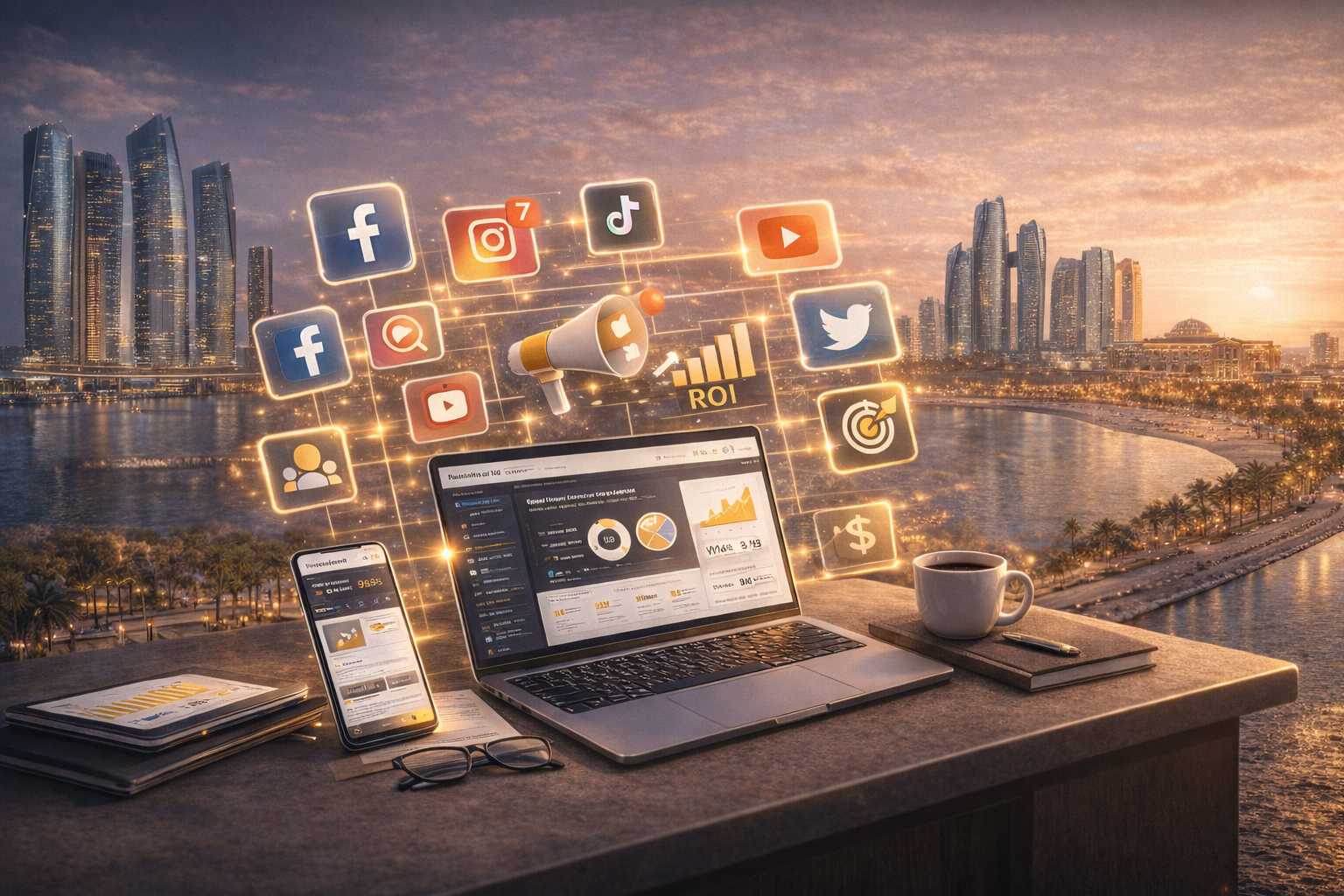 Social Media Marketing Agency in Abu Dhabi building engagement and leads